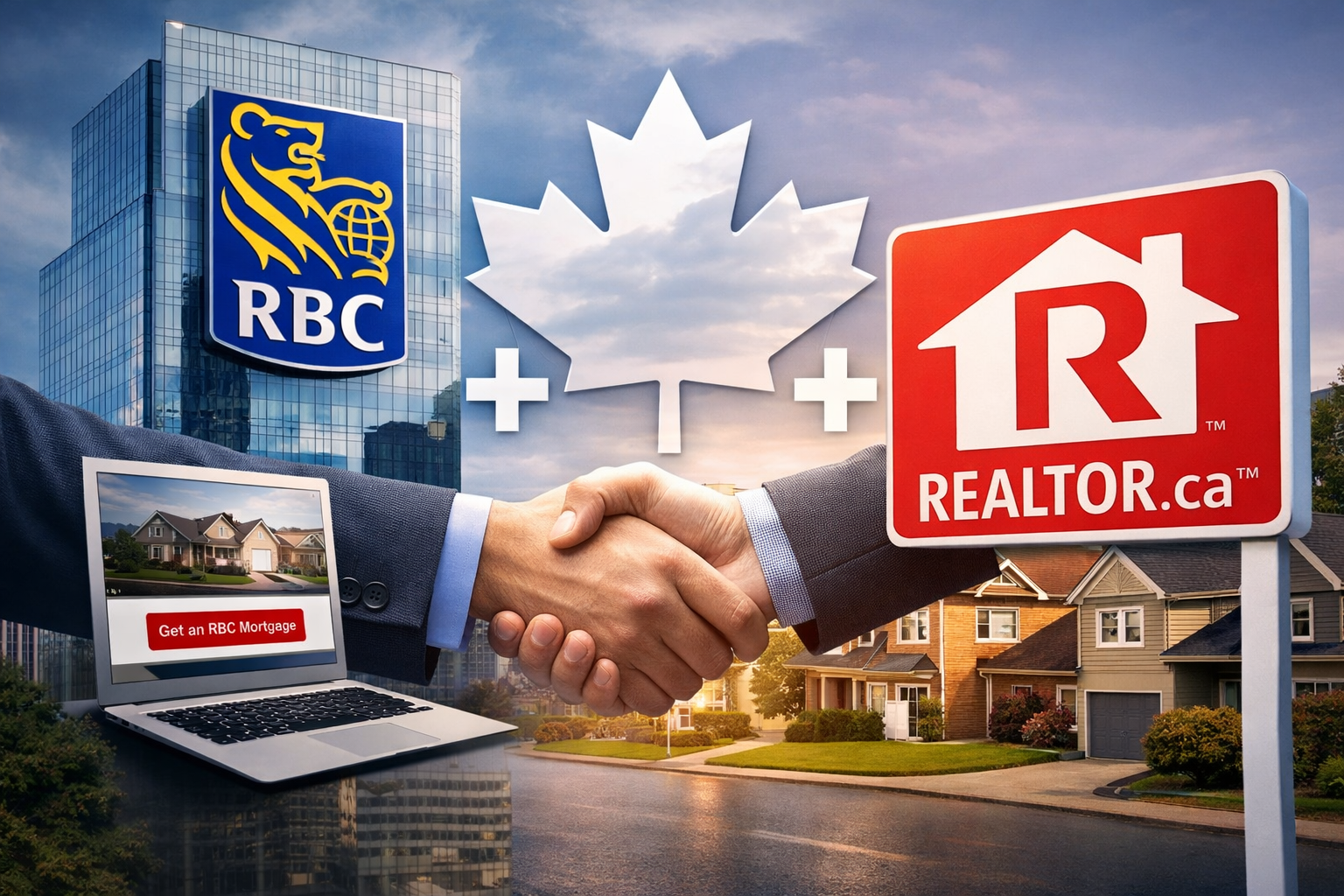 RBC and Realtor.ca partnership showing mortgage access on home listings for Canadian buyers