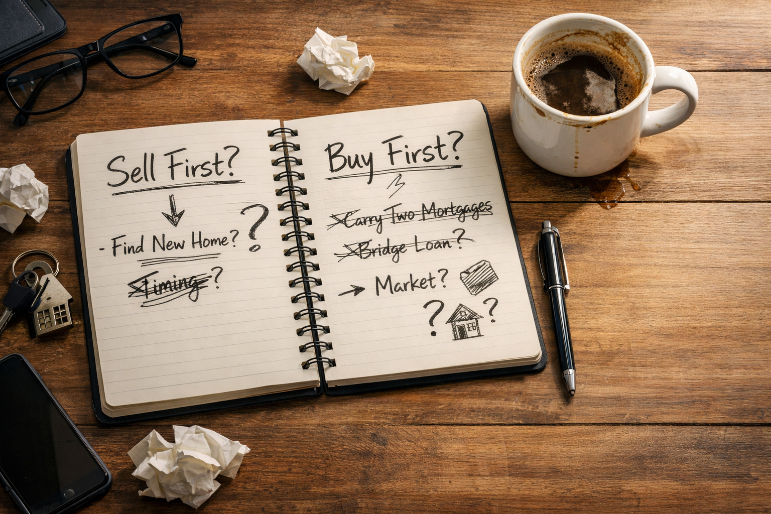 timing trap real estate buy or sell first decision